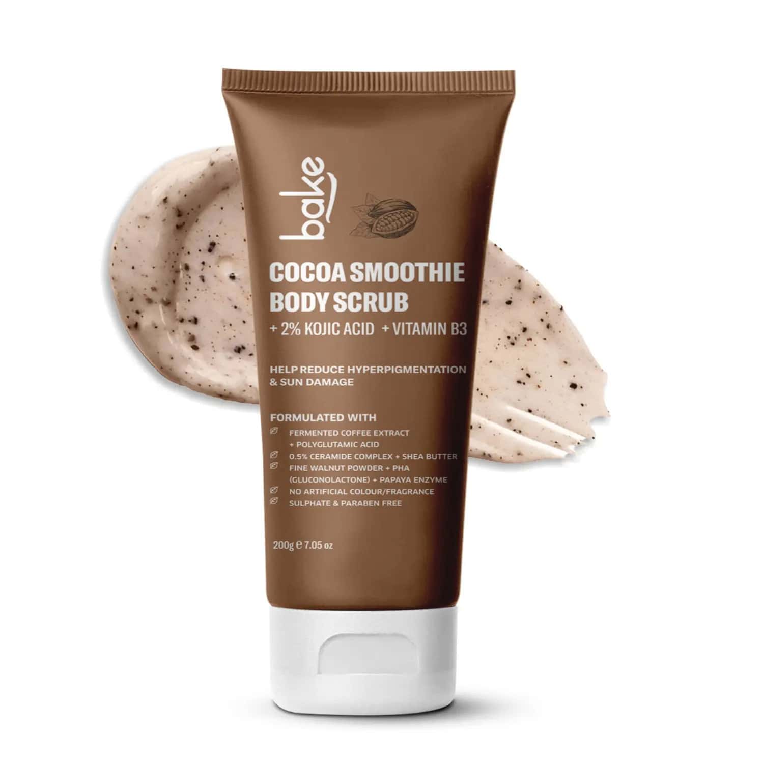 Bake 2% Kojic Coffee Body Scrub For Pigmentation & Tan Removal (200g)