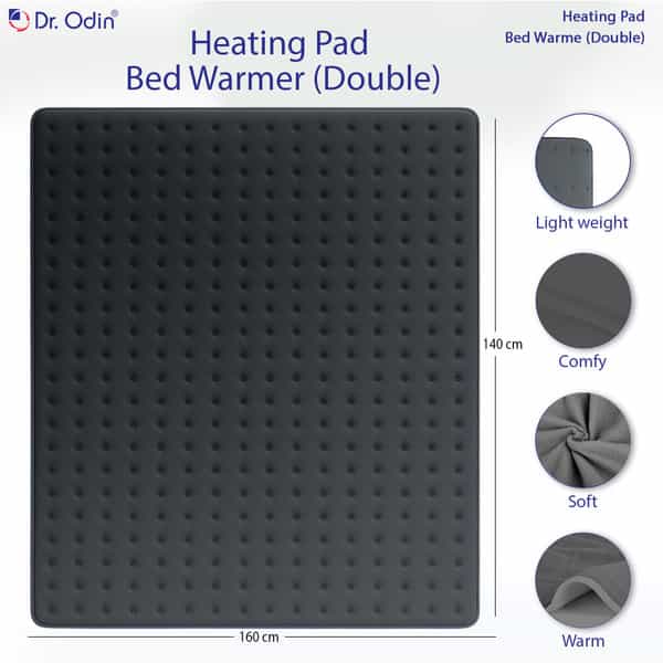 Dr. Odin Ohp105 Electric Bed Warmer For Double Bed With 6 Heat Settings For Winter| Energy-Efficient