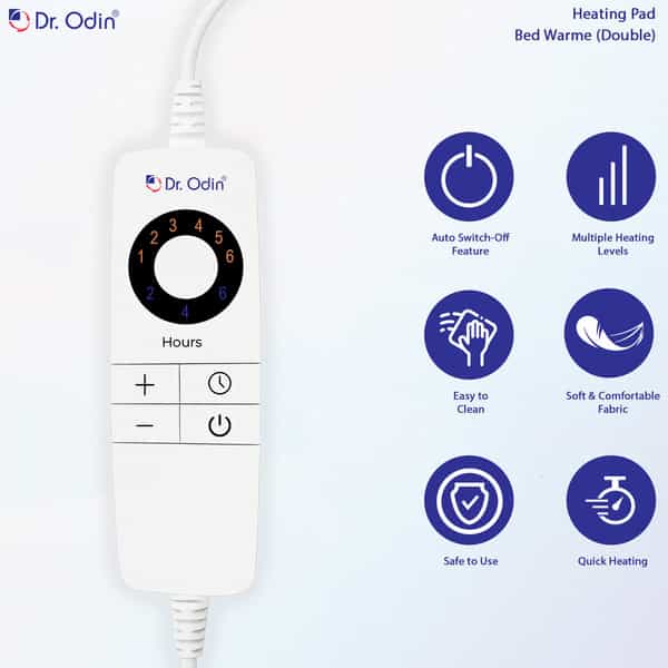 Dr. Odin Ohp105 Electric Bed Warmer For Double Bed With 6 Heat Settings For Winter| Energy-Efficient