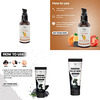 Tnw-The Natural Wash Combo With Charcoal Peel Off Mask & Vitamin C Face Serum