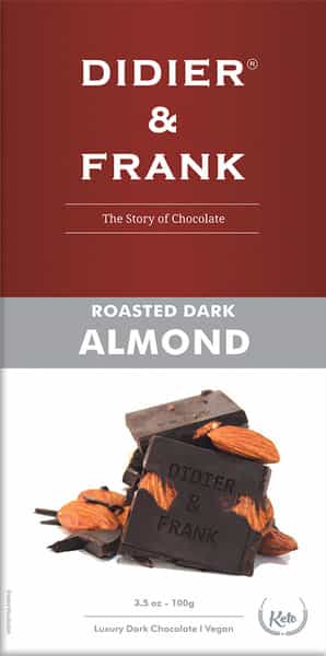 Didier & Frank Roasted Almond Dark Chocolate 100G