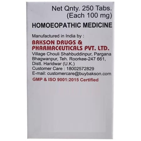 Baksons Homoeopathy Calcarea Fluorica Biochemic Tablet 6X 25 No's