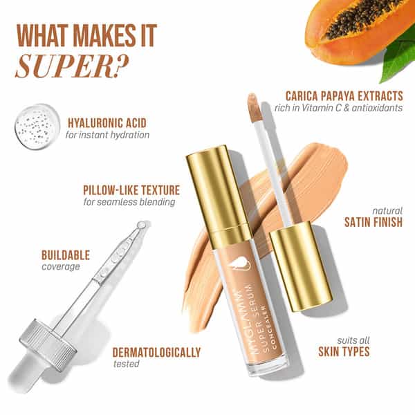 Myglamm Super Serum Concealer-101C Ivory