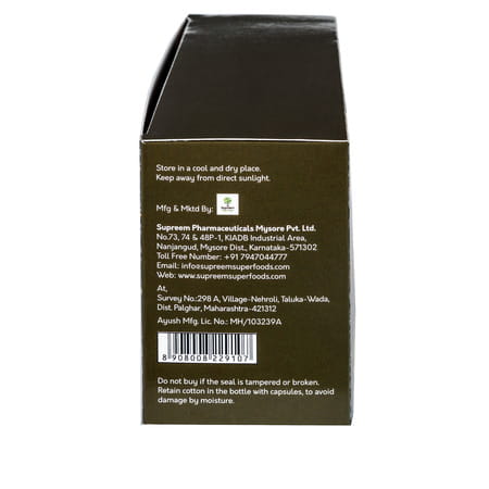 Supreem Super Foods Garcicumin -Weight Management Garcinia Cambogia And Kalonji Extracts 270 Caps