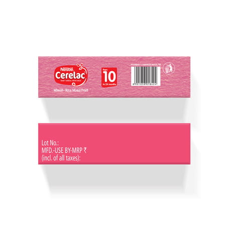 Nestle Cerelac Wheat Rice Mixed Fruit | No Preservatives | 10 To 24 Months | 300 Gm