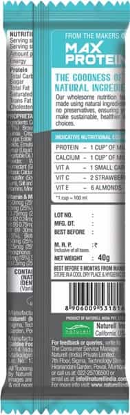 Ritebite Sports Bar Breakfast & Nutrition Bar 40G - Pack Of 1