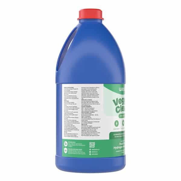 Wesol Food Grade Hydrogen Peroxide 3% Vegetable & Fruit Cleaner 1 Ltr