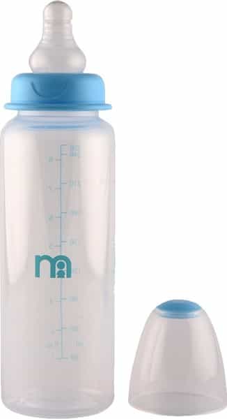Mothercare Narrow Neck Bottle - Blue - 250Ml