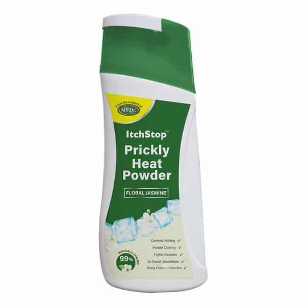 Itchstop Prickly Heat Powder Floral Jasmine For Rashes & Sunburn Relief 150G Pack Of 2