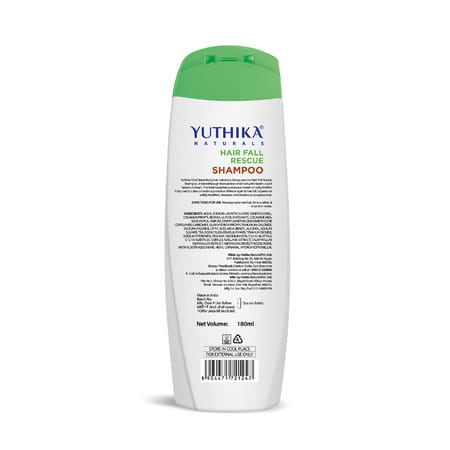 Yuthika Naturals Total Nourishing Hair Solutions Shampoo Hair Fall Rescue 180Ml
