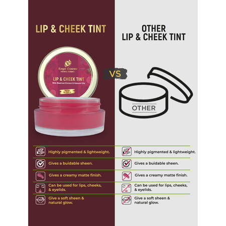 Regal Essence Lip & Cheek Tint | Beetroot Extract | Matte Finish | 8g