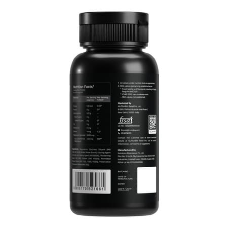 Nutrabay Magnesium Glycinate 2000mg Per Serving | 120 Tablets