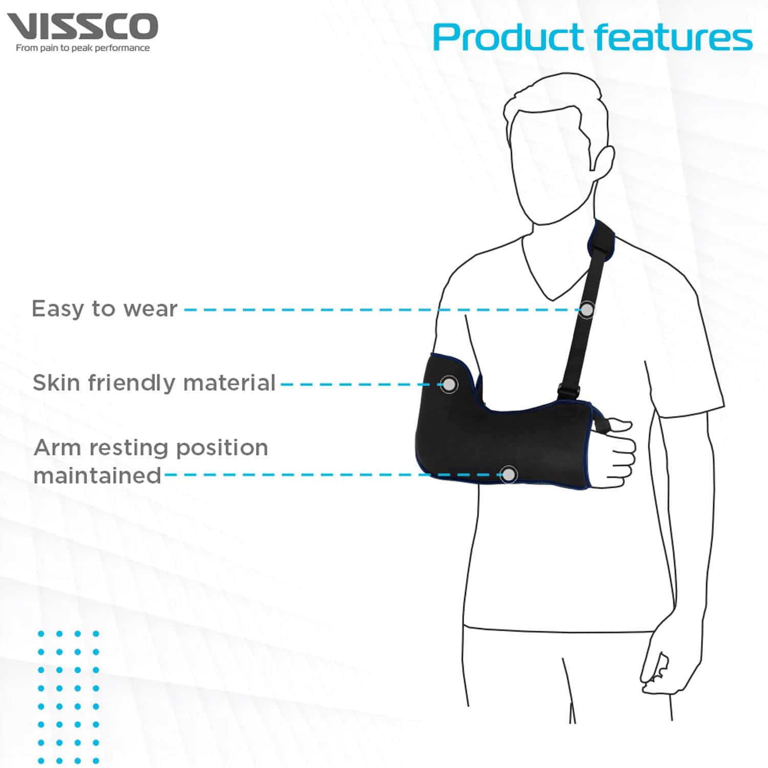 Hand Sling Buy VISSCO TROPICAL ARM SLING | PROVIDES STABILITY TO THE SHOULDER ...