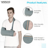 Vissco Tropical Arm Sling | Provides Stability To The Shoulder & Promote Healing - Xxl(Black)