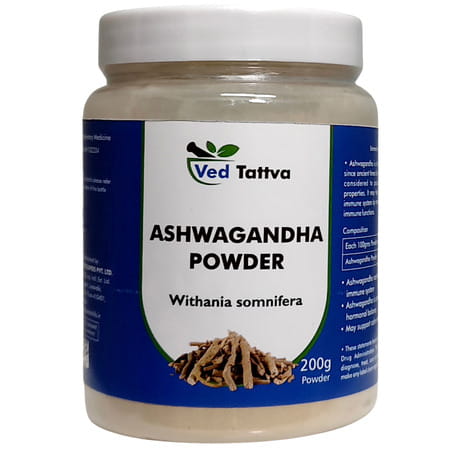 Ved Tattva Organic Ashwagandha Powder Withania Somnifera 200 Gms