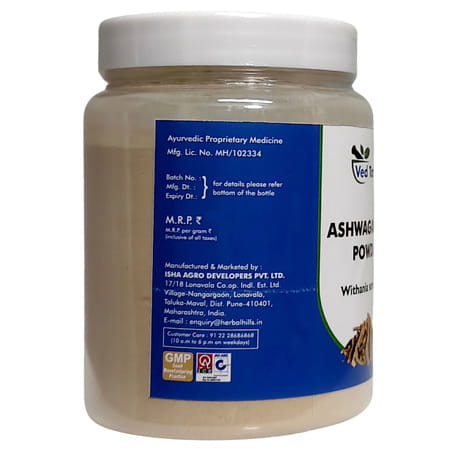 Ved Tattva Organic Ashwagandha Powder Withania Somnifera 200 Gms