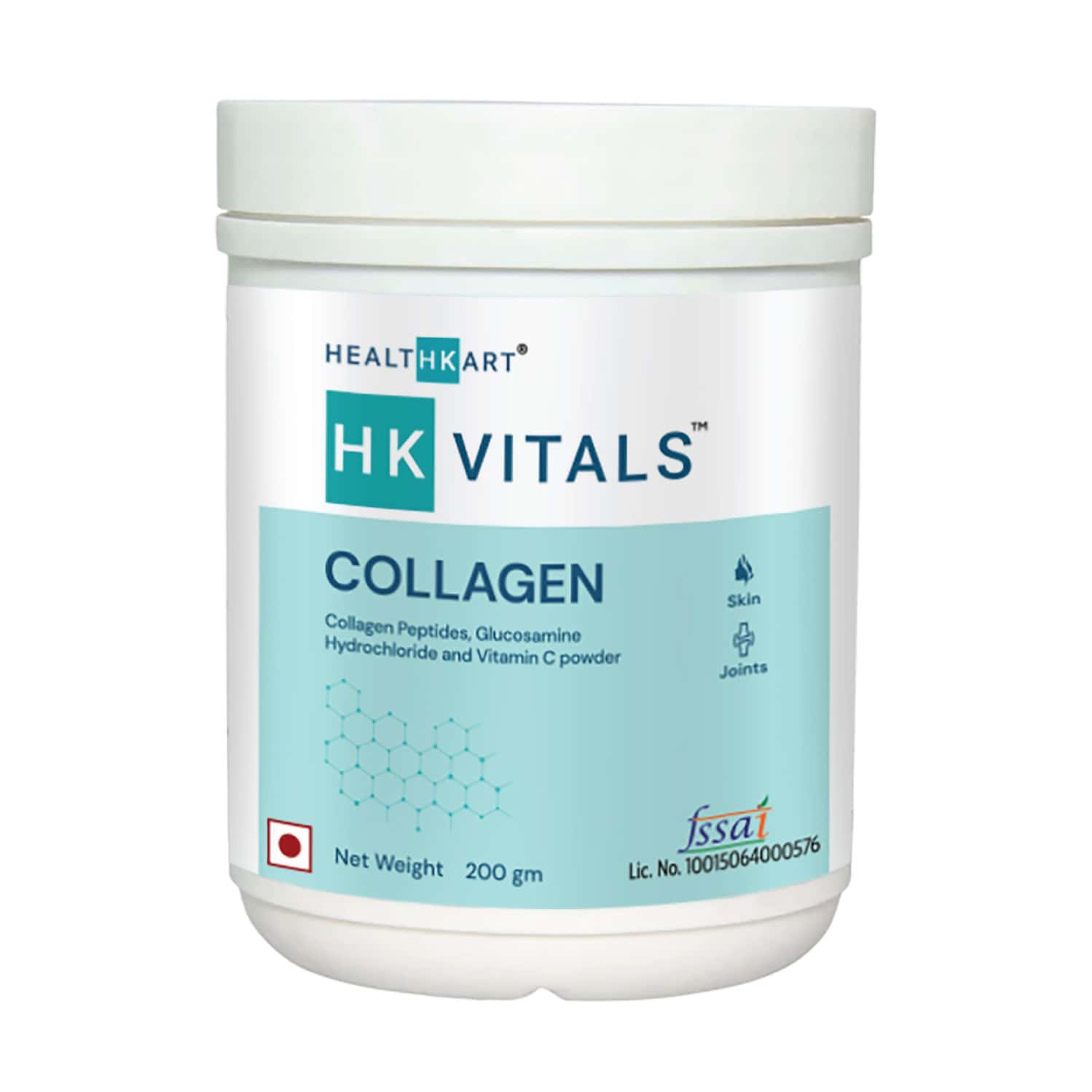 Hk Vitals Collagen With Glucosamine | Vitamin C | For Hair | Skin & Joints (200 G)