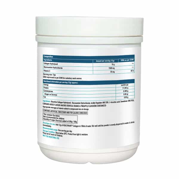 Hk Vitals Collagen With Glucosamine | Vitamin C | For Hair | Skin & Joints (200 G)