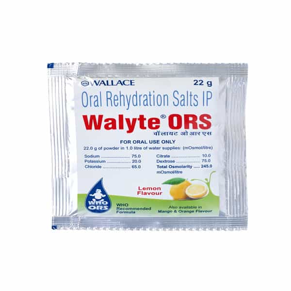 Walyte Ors Lemon Flavour Sachet 22Gm