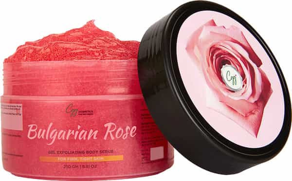 Cgg Cosmetics Bulgarian Rose Gel Exfoliating Body Scrub - 250Gm