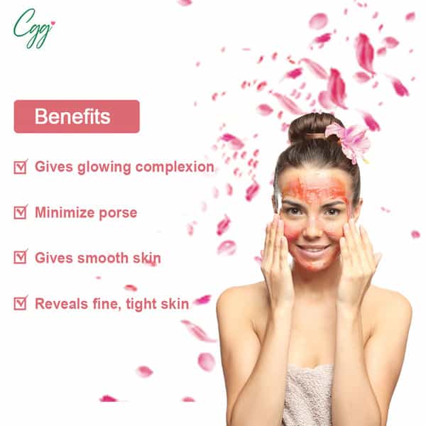 Cgg Cosmetics Bulgarian Rose Gel Exfoliating Body Scrub - 250Gm
