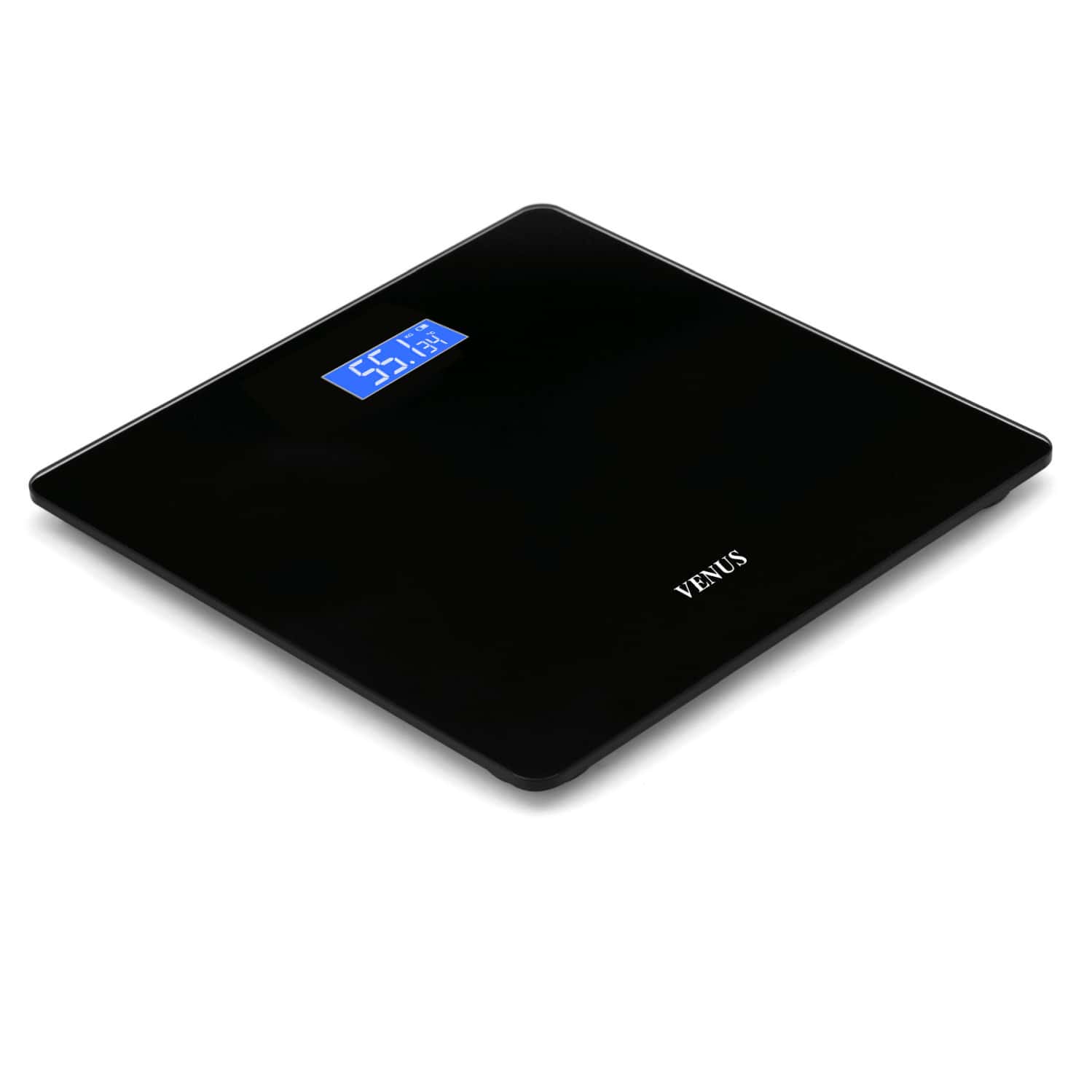Venus (india) Electronic Digital Personal Bathroom Weight Machine | Upto 180kg | Eps-2001 Dark Black