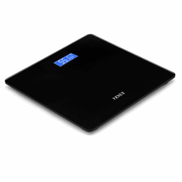Venus (India) Electronic Digital Personal Bathroom Weight Machine | Upto 180Kg | Eps-2001 Dark Black