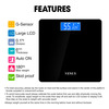 Venus (India) Electronic Digital Personal Bathroom Weight Machine | Upto 180Kg | Eps-2001 Dark Black