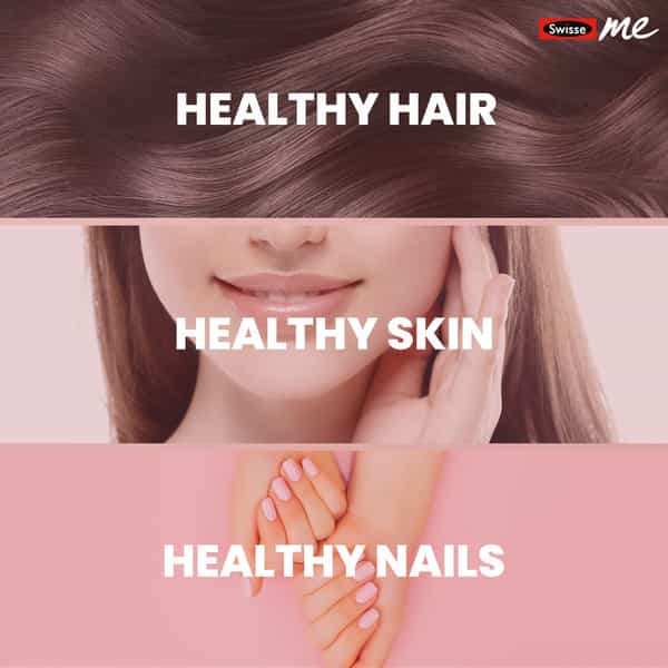 Swisse Me Biotin Gummies For Healthy Hair Skin & Nails Strawberry Flavour Bottle Of 30 Gummies