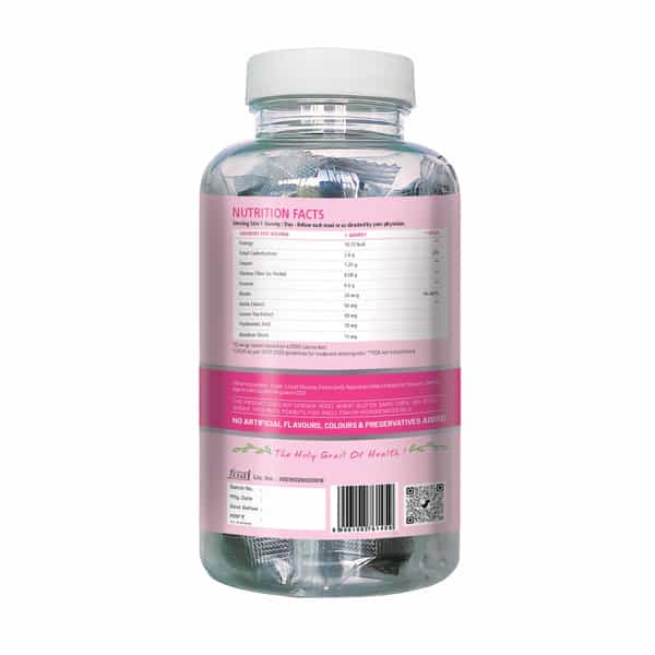 Bliss Welness Hair Skin & Nail Multivitamin Gummies - 30 Veg Gummies (Mixed Fruit Flavor)