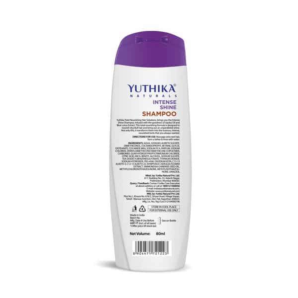 Yuthika Naturals Total Nourishing Hair Solutions Shampoo Intense Shine 80Ml