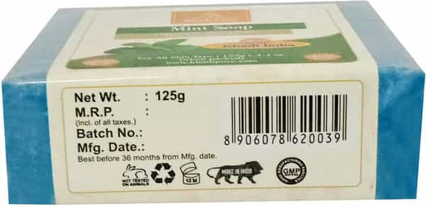 Khadi Pure Herbal Mint Soap - 125G ( Set Of 2)