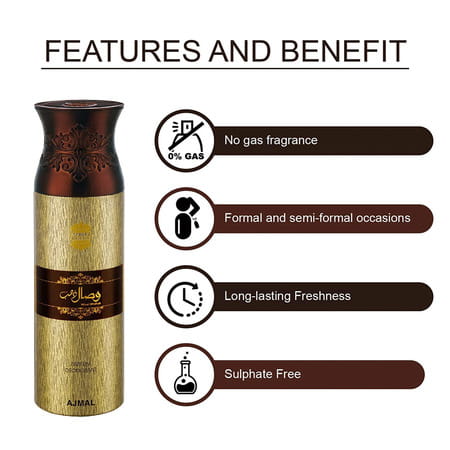 Maryaj Deuce Homme Edp Spicy 100ml For Men And Ajmal Wisal Dhahab Deodorant 200ml For Men