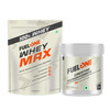 Fuel One Whey Protein Max Pouch Pack (Chocolate | 1 Kg) & Creatine Monohydrate 100Gm (Unflavoured)