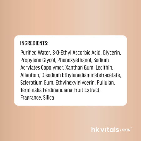 Hk Vitals 10 Vitamin C Face Serum (30 Ml) | With Superox - C & 3 - O - Ethyl Ascorbic Acid