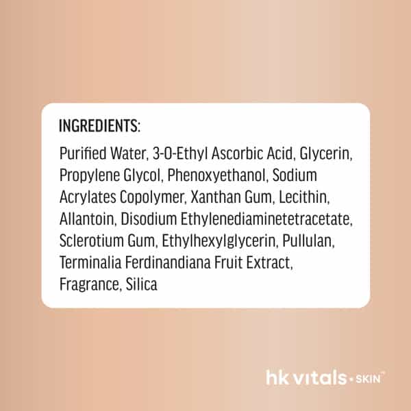 Hk Vitals 10 Vitamin C Face Serum (30 Ml) | With Superox - C & 3 - O - Ethyl Ascorbic Acid