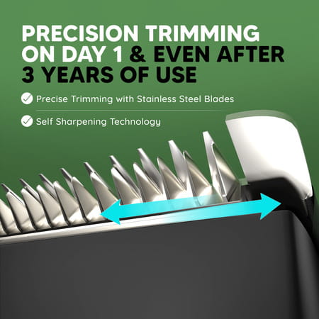 Letsshave Beard Body Head Trimmer And Beard Comb Kit For Men
