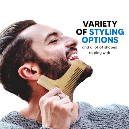 Letsshave Beard Body Head Trimmer And Beard Comb Kit For Men