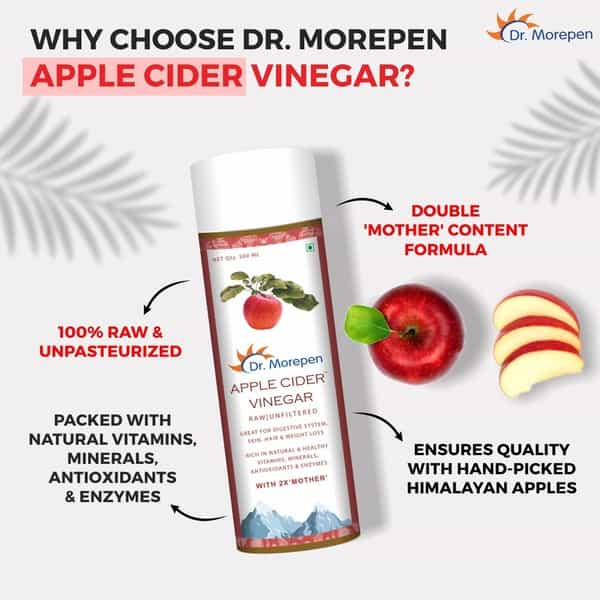Dr. Morepen Trio Pack-Slim Shake 500G Apple Cider Vinegar 500Ml & Marine Collagen Skin Protein 240G