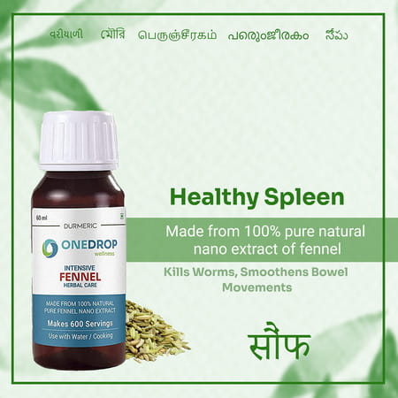 Durmeric Onedrop Fennel Seed Oil - 60 Ml