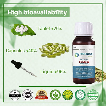 Durmeric Onedrop Fennel Seed Oil - 60 Ml