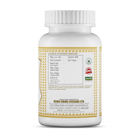 Jeena Sikho Saptamrit Loh Tablets | Ayurvedic Digestive Wellness | Dietary Supplements | 60 Tablets