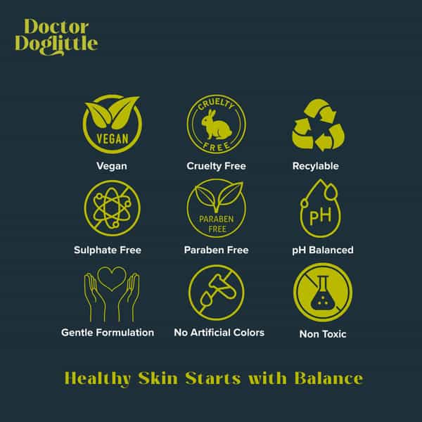 Doctor Doglittle Probiotic Dog Sensitive Skin 2-In-1 Shampoo & Conditioner (300 Ml)
