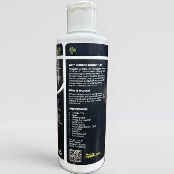 Doctor Doglittle Probiotic Dog Sensitive Skin 2-In-1 Shampoo & Conditioner (300 Ml)