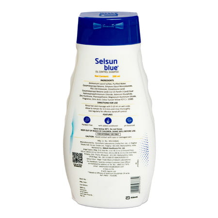 Selsun Blue Oil Control Anti Dandruff Shampoo 200ml