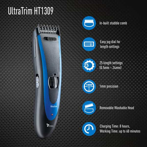 Syska Ht1309 Runtime: 60 Min Trimmer For Men (Multicolor)