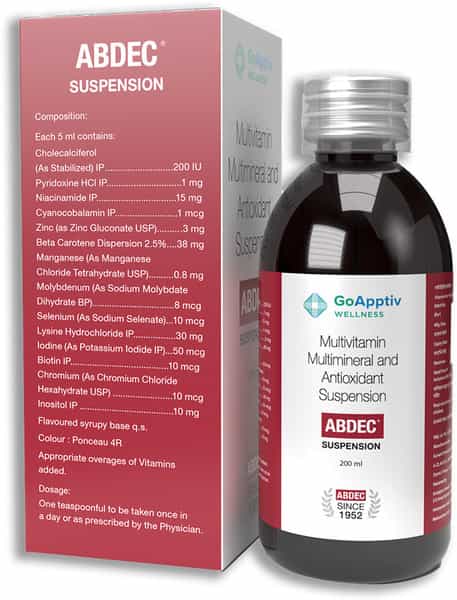 Abdec Bottle Of 200Ml Suspension
