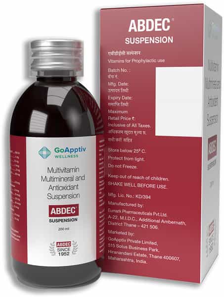 Abdec Bottle Of 200Ml Suspension