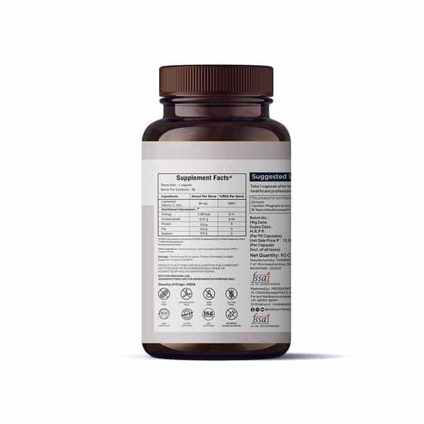 Miduty Liposomal Vitamin C - Immunity Booster - Antioxidant - Skin Glow - 8X Absorption - 90 Capsule
