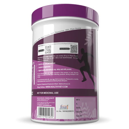 Healthyhey Nutrition Plant Protein Strawberry 500 Gm